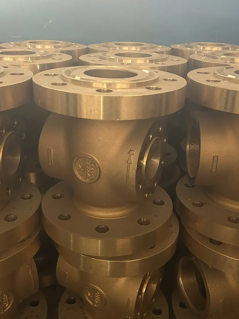 Description of the sand mold casting process for the production of copper parts: